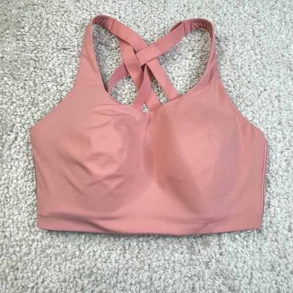 Lululemon Energy Bra High Support Pink Puff 36/DDD - Picture 2 of 10